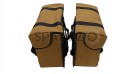 For Royal Enfield Super Meteor 650 Canvas Pannier bags with Mounting Pair - SPAREZO